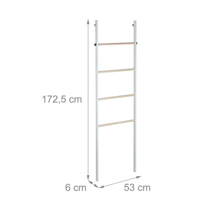 Towel ladder wood & metal