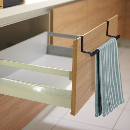 Towel rack door
