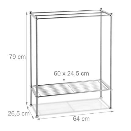 Towel rail chrome