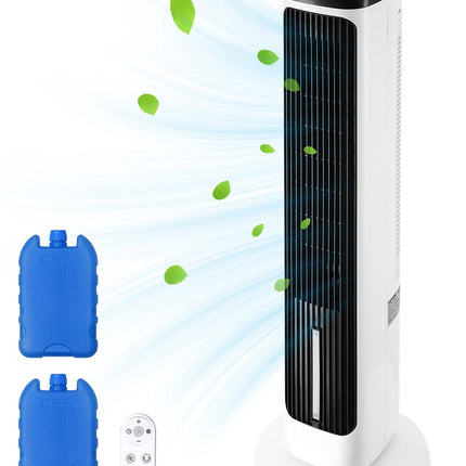 Tower Fan, 40-Inch Bladeless, 70 Oscillation, Remote