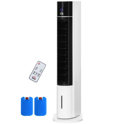 Tower Fan with Humidifier and Remote, 3 Modes, Timer