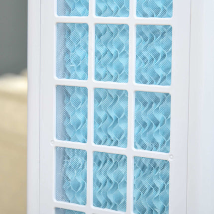 Tower Fan with Humidifier and Remote, 3 Modes, Timer