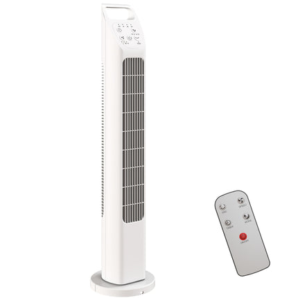 Tower Fan with Remote, 3 Speeds, 3 Modes, Timer