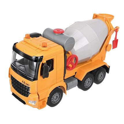 Toy Concrete Mixer Truck with Lights and Sounds, Friction Drive, 38.5 cm
