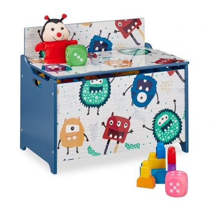 Toy box with monsters