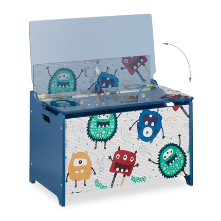Toy box with monsters