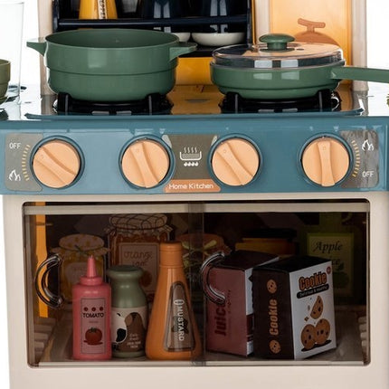 Toy kitchen 72cm blue + pair