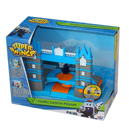 Traffic Control Playset with Tower Bridge and Vehicles