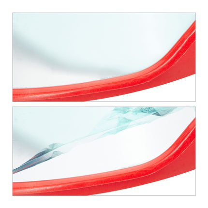 Traffic mirror 60 cm red