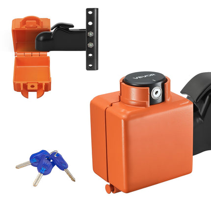Trailer Coupler Lock, Fits 2 and 2-5/16 In, 3 Keys