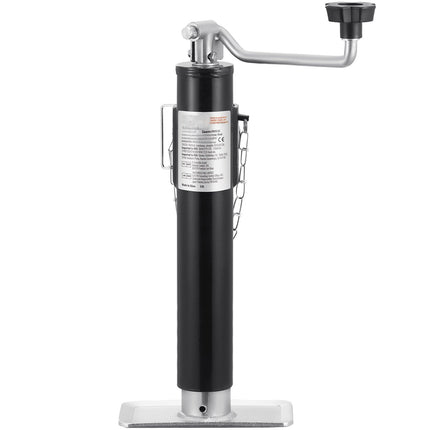 Trailer Jack, 2000 lb Weld-On Swivel, 10 in Lift