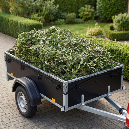 Trailer Net 2x3m Black, Durable PP Plastic
