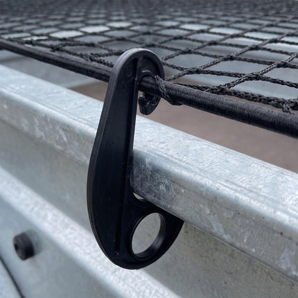 Trailer Net 2x3m Black, Durable PP Plastic