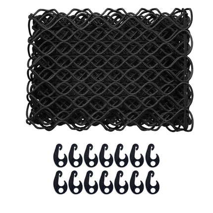 Trailer Net 2x3m Black, Durable PP Plastic