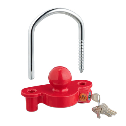 Trailer lock with 5 keys