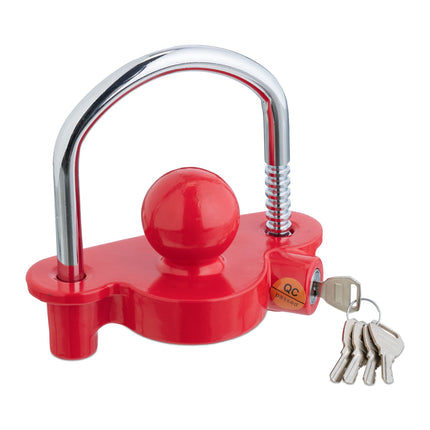 Trailer lock with 5 keys