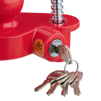 Trailer lock with 5 keys