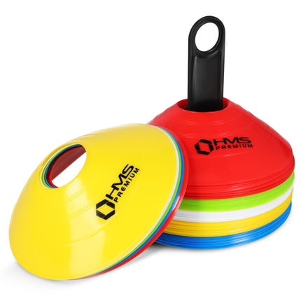 Training Cones, 50-Pack, Durable Plastic
