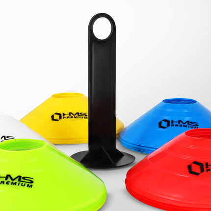 Training Cones, 50-Pack, Durable Plastic