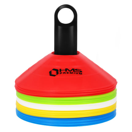 Training Cones, 50-Pack, Durable Plastic