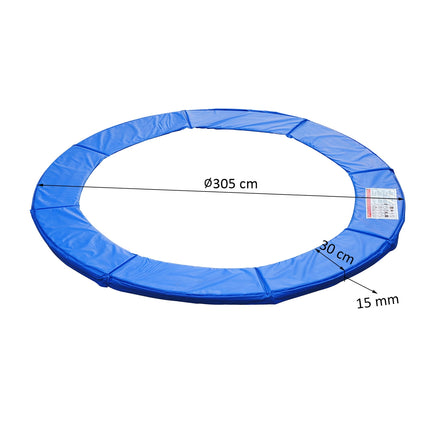 Trampoline Edge Guard & Safety Net, Weather Resistant, 8-15 Ft