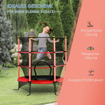 Mini Garden trampoline with safety net, Ø163 cm, Up to 50 kg