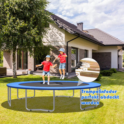 Trampoline Mat 427cm x 427cm x 10cm, Blue, Weather-Resistant