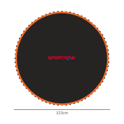 Trampoline Replacement Mat, Round, 3.66m, Polypropylene, Orange