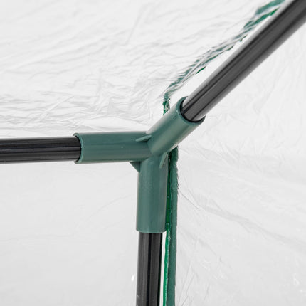 Transparent PVC greenhouse with window - 120x60x60 cm