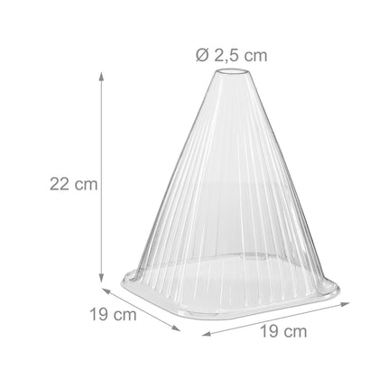 Transparent Plant Protection Cones, Set of 32