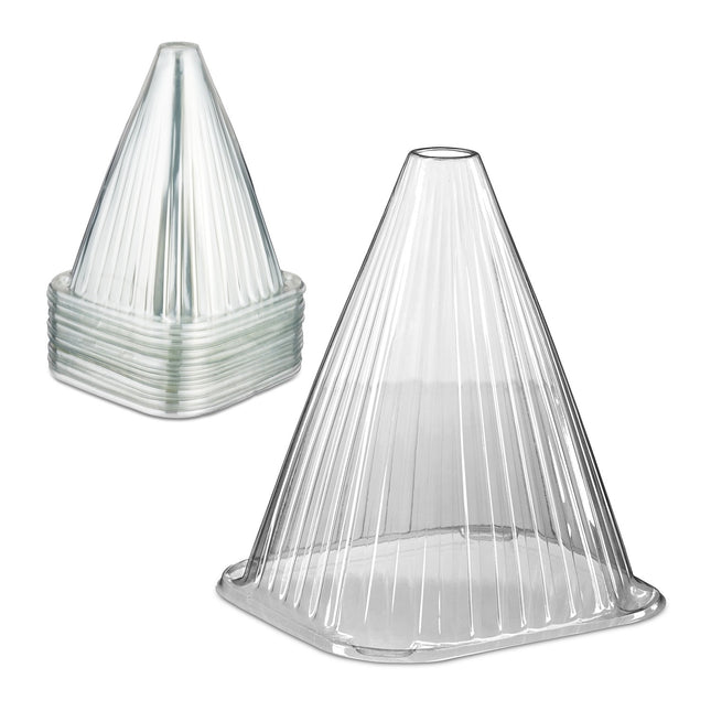 Transparent Plant Protection Cones, Set of 80