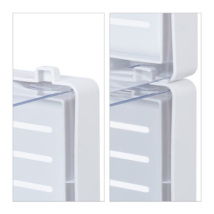 Transparent Shoe Storage Boxes, Set of 6