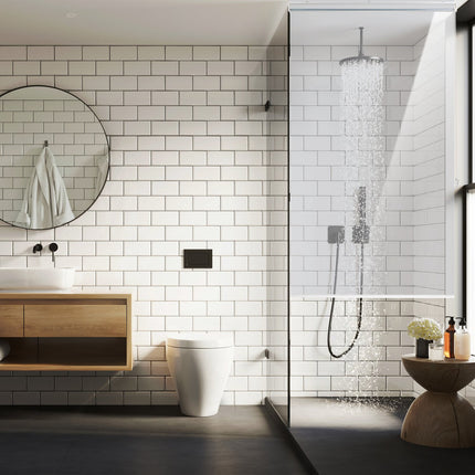 Transparent Water-Repellent Bathroom Roller Blind