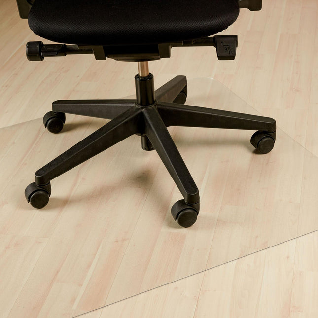 Transparent floor cover office chair