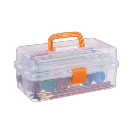 Transparent plastic box