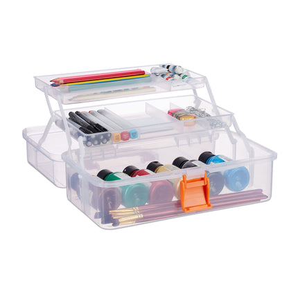 Transparent plastic box