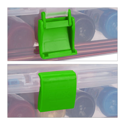 Transparent plastic box