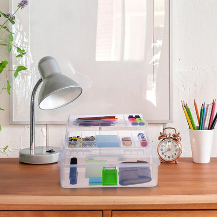 Transparent plastic box