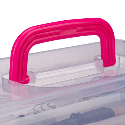 Transparent plastic box