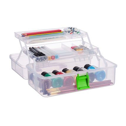 Transparent plastic box