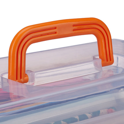 Transparent plastic box
