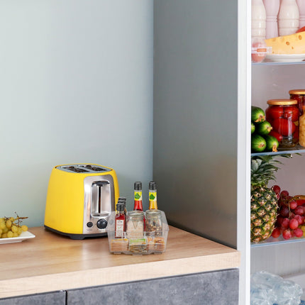 Transparent refrigerator holder