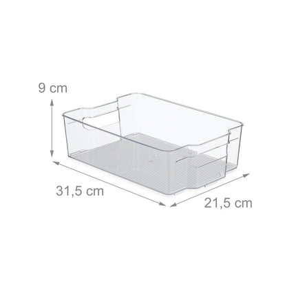 Transparent refrigerator holder