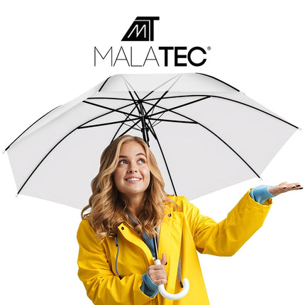 Transparent white umbrella