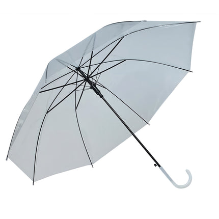 Transparent white umbrella