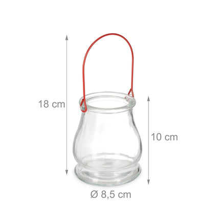 Transparent wind light set of 12
