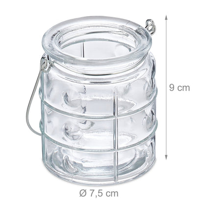 Transparent wind light set of 12