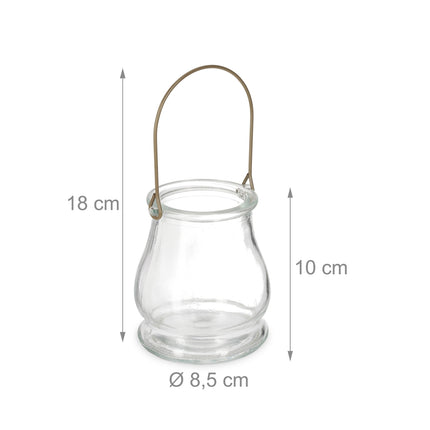 Transparent wind light set of 12