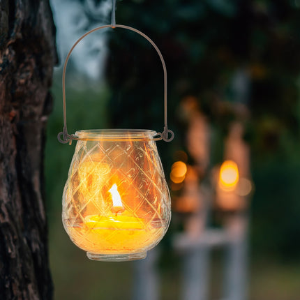 Transparent wind light set of 12