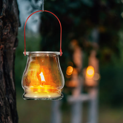 Transparent wind light set of 12
